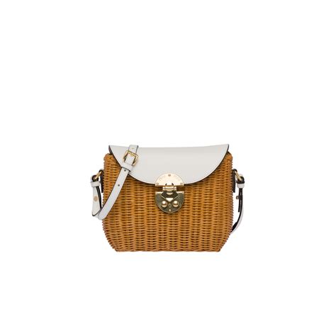 Miu Miu Wicker Madras 